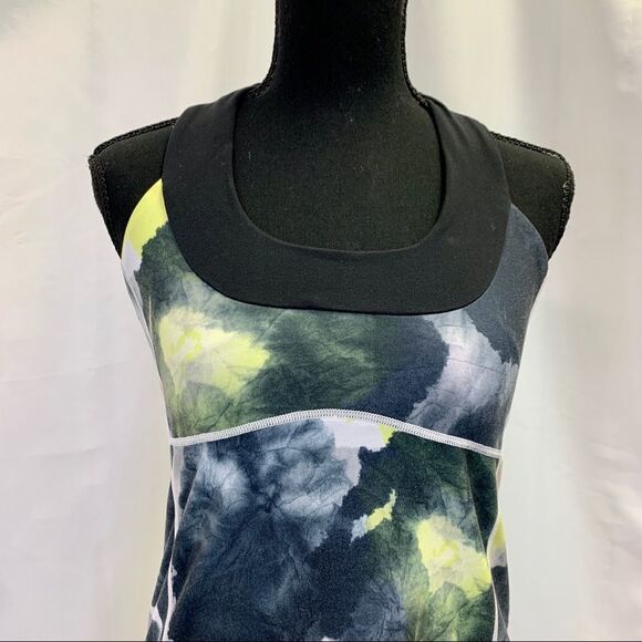 LULULEMON citron tinted canvas tank top size 8 - Picture 7 of 10